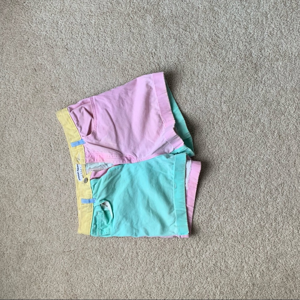American apparel roll cuff shorts